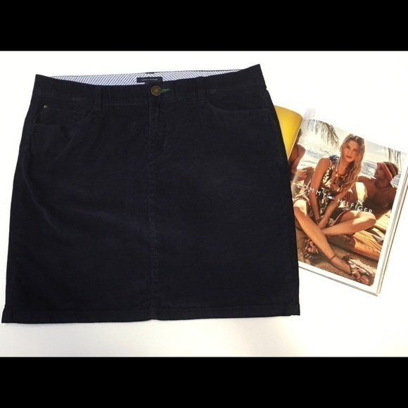 𝅺TOMMY Hilfiger Corduroy  Skirt - Picture 1 of 6
